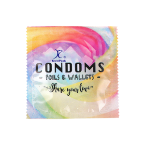 Customizable Logo Shades Aluminum Foil Mini Plastic Package Bags Mylar Wholesale Custom Condoms Packaging Bag