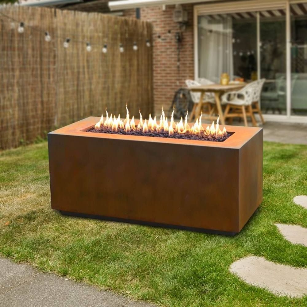 Outdoor Party Gas Fire Pit Coffee Table