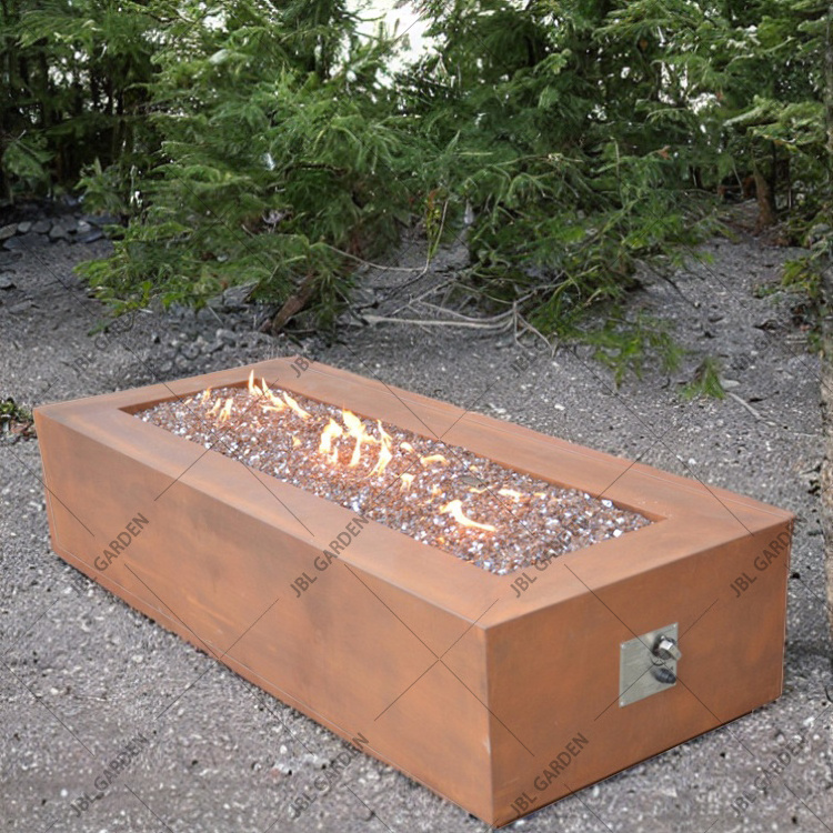 gas fire pit outdoor corten corten steel gas glass fire pit corten steel gas fire pit