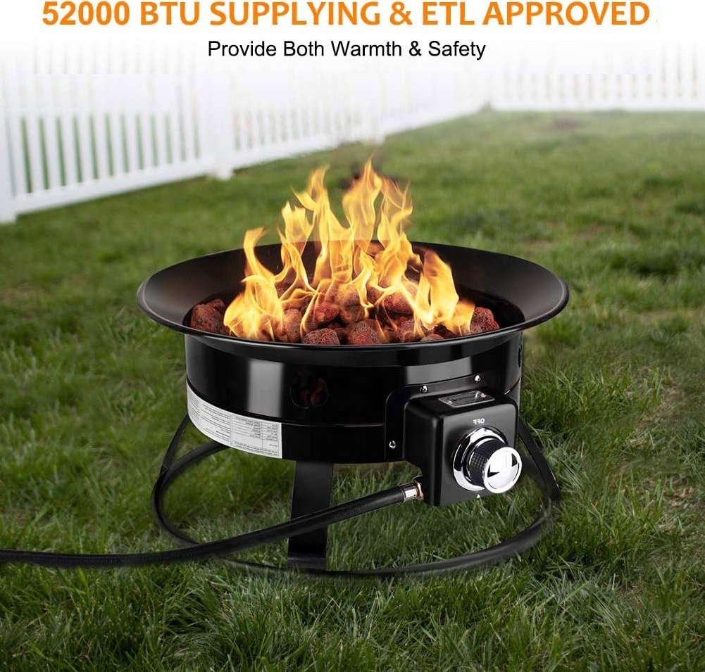 Outdoor Camping Backyard Party Gas Fire Pit Portable Propane Fire Pit