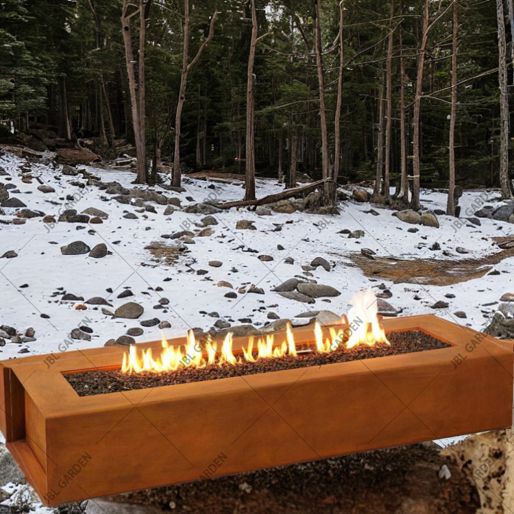 gas fire pit outdoor corten corten steel gas glass fire pit corten steel gas fire pit