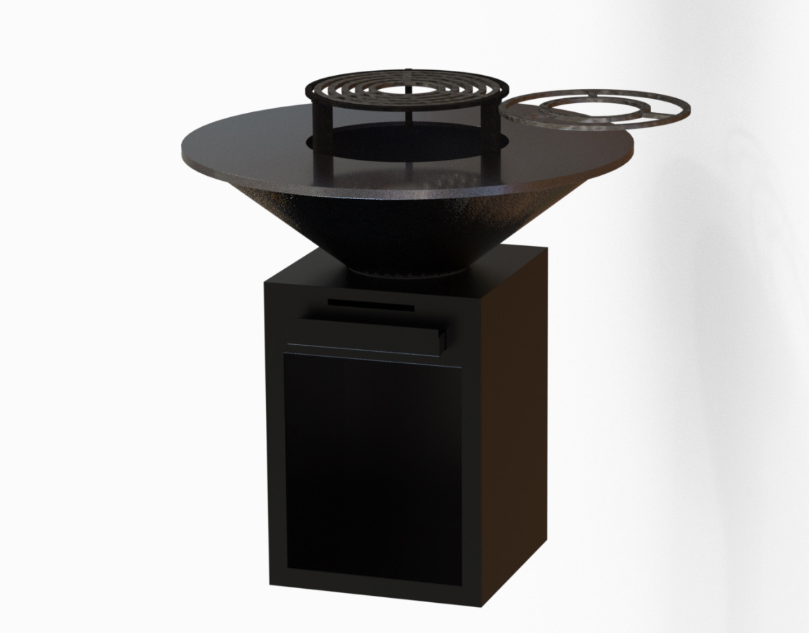 corten steel fire pit brasero BBQ for cooking