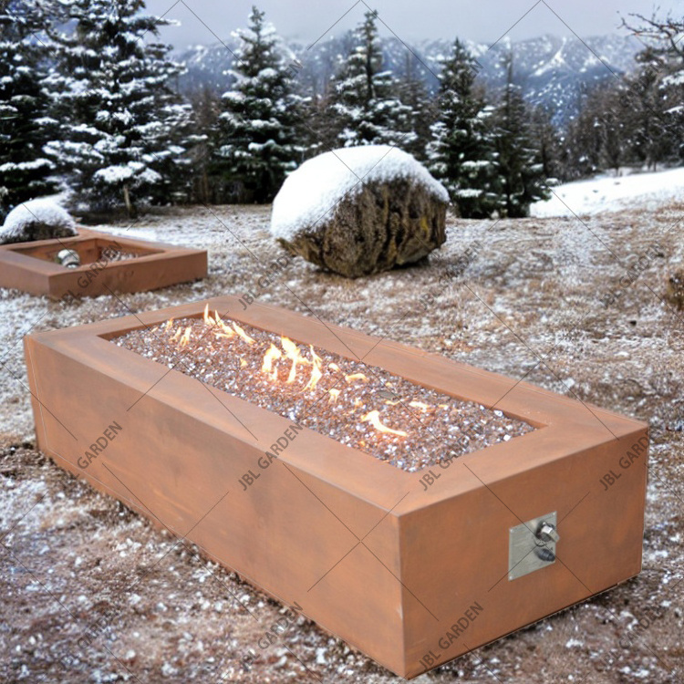 gas fire pit outdoor corten corten steel gas glass fire pit corten steel gas fire pit