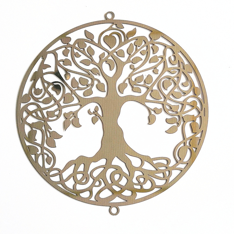 Laser Cut Metal Wall Hanging Black Tree Wall Art Metal Wall Decor