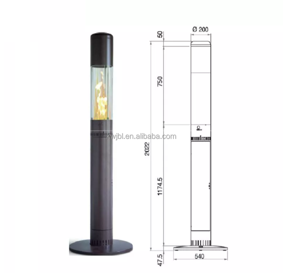 Outdoor Garden wood pellet heater wood pellet Fire pit