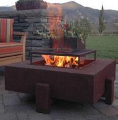 Backyard Garden Firepit Wood Burning Fire Pit Grill Outdoor Fire Place