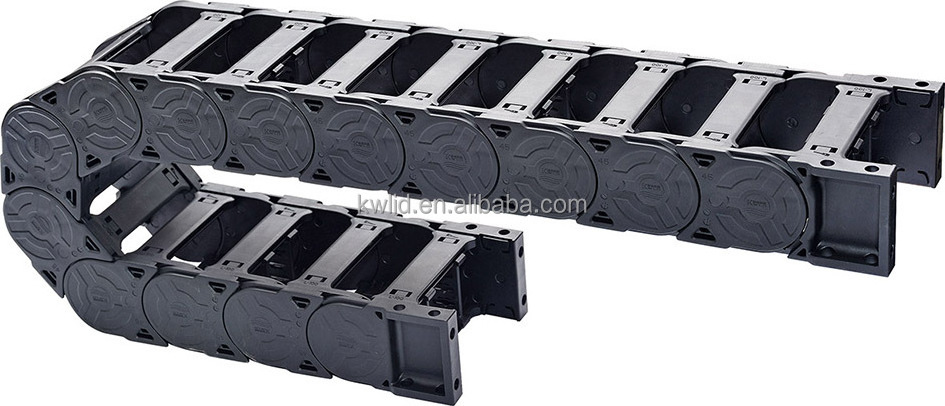 Plastic Energy Chain bridge type cable carrier Plastic drag chain for automatic cnc machine lathe