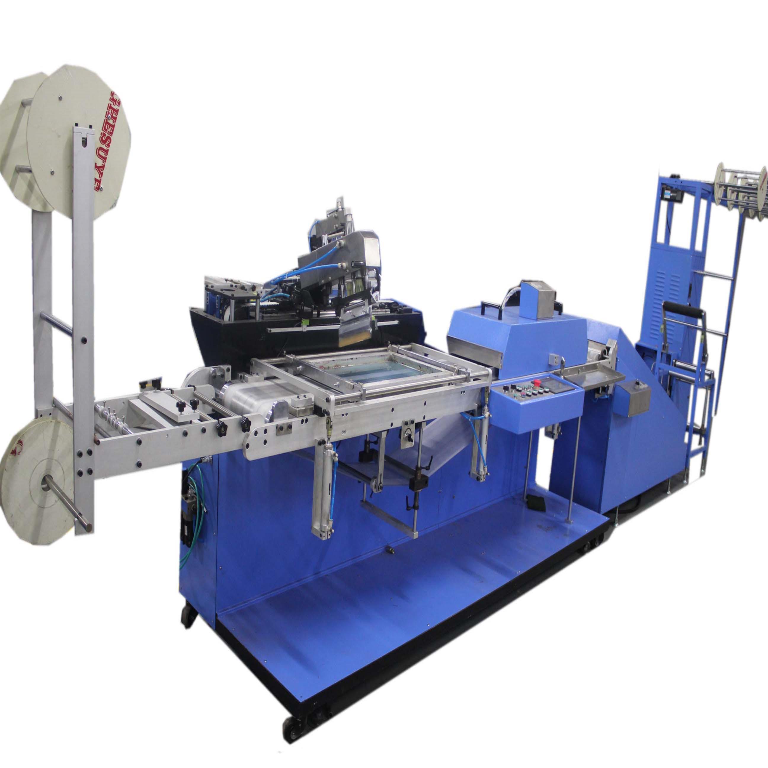 High-accuracy Single Color narrow fabric tapes/satin ribbon/Elastic tapes screen printer machine