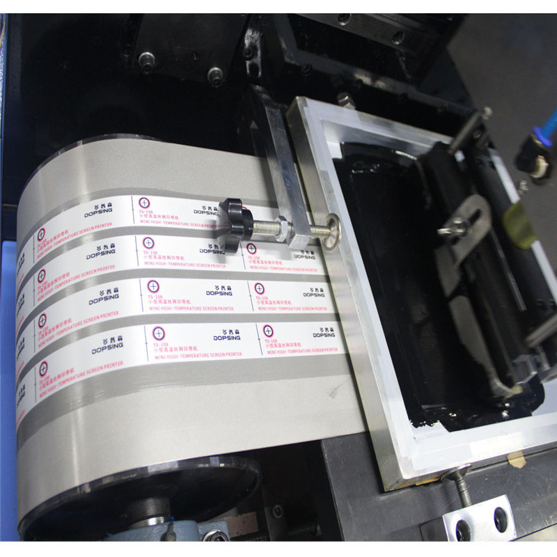 High-accuracy Single Color narrow fabric tapes/satin ribbon/Elastic tapes screen printer machine