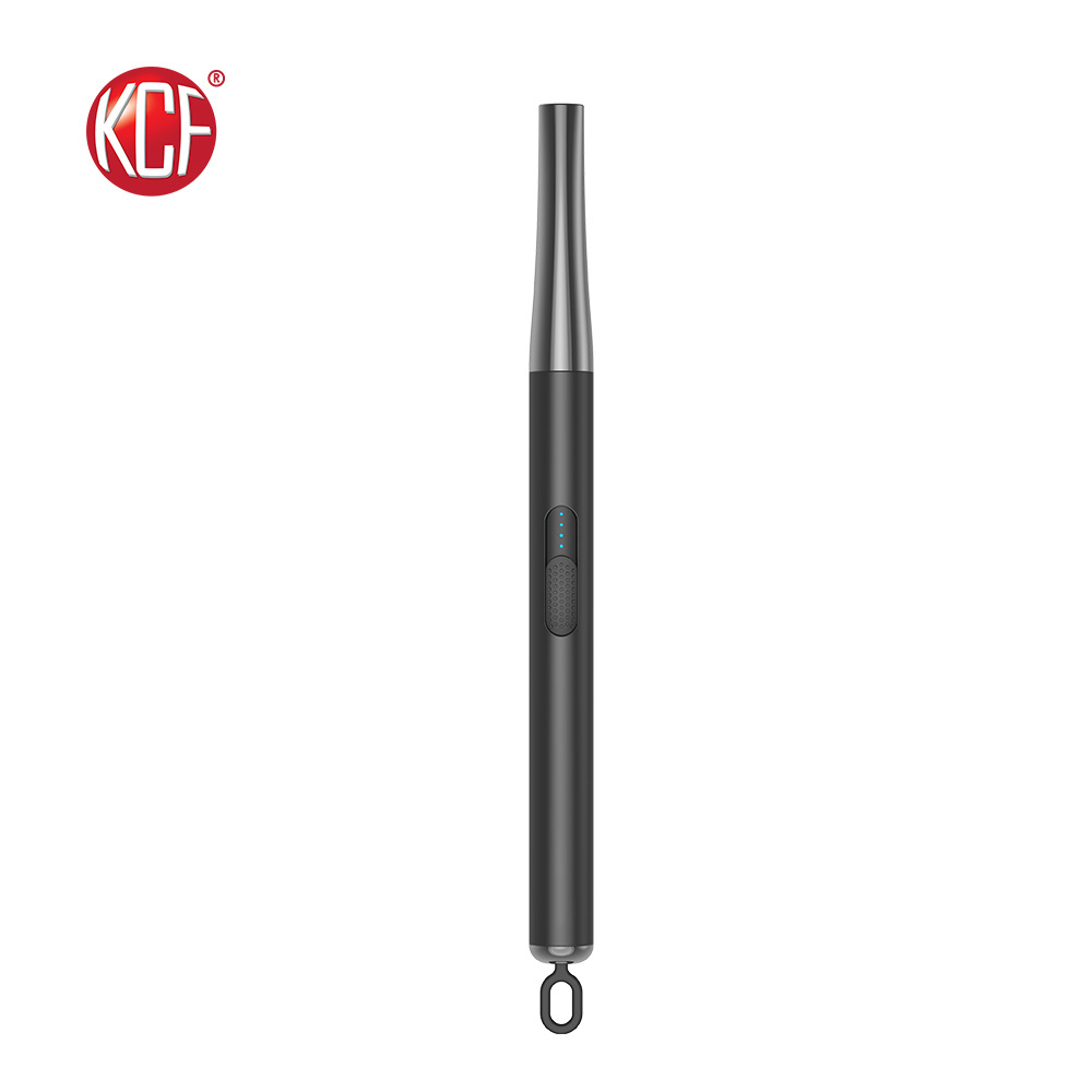 Competitive Price Pen Style Long Stick Black Arc Lighter For Smoker