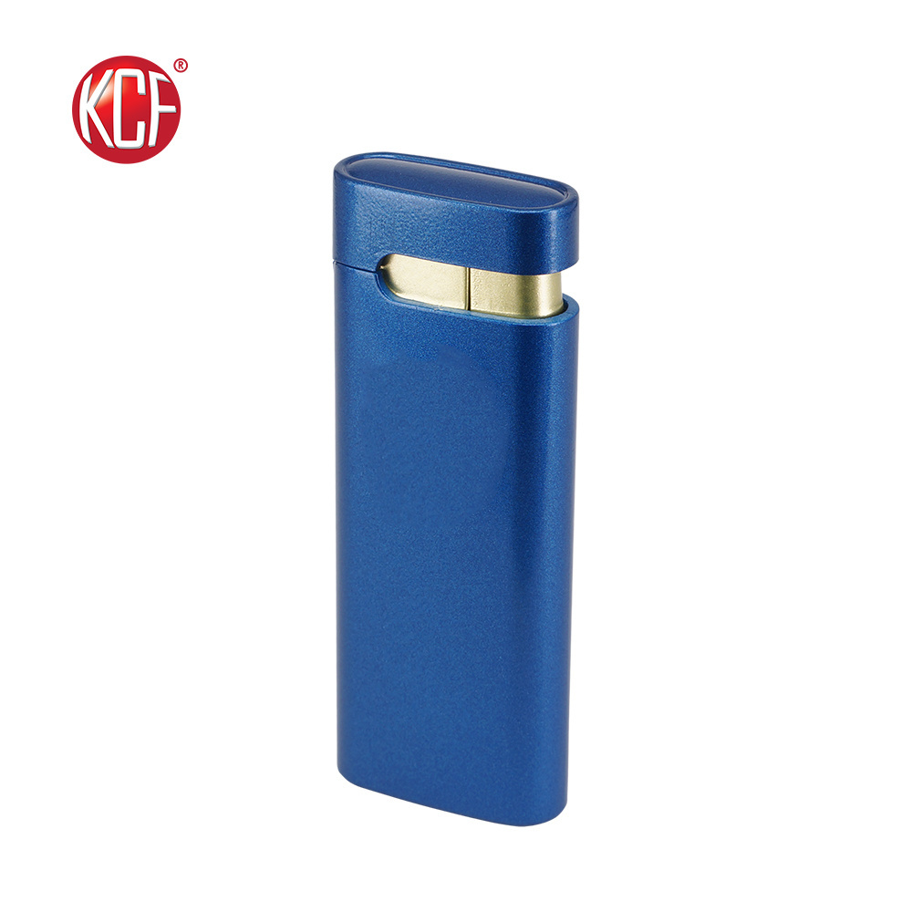 Customized Logo Factory Eco-Friendly Torch Blue Lighter For Aromatherapy Cigarette KCF-211