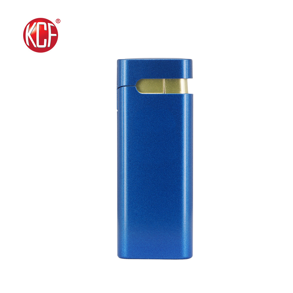 Customized Logo Factory Eco-Friendly Torch Blue Lighter For Aromatherapy Cigarette KCF-211