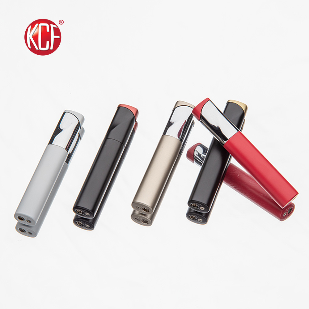 Newest Arrival Popular Refillable Red Lighter For Cigar, Factory, Customized Logo, KCF-550