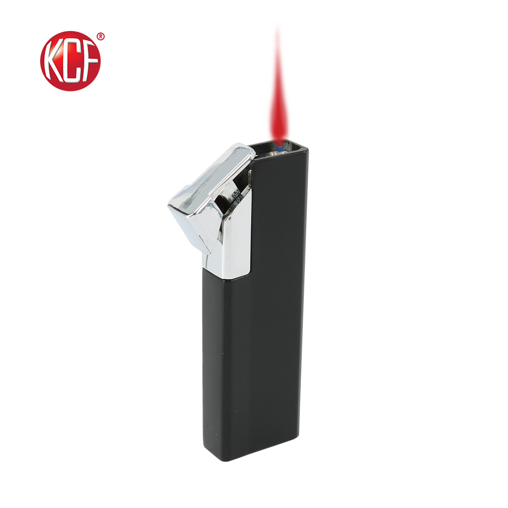 Competitive Price Adjustable Windproof Black Lighter For Smoker