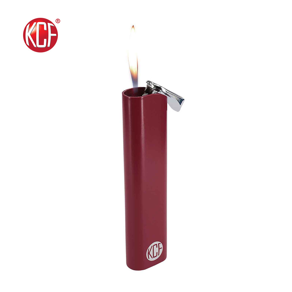 Customized LOGO Factory Cheap Price Durable Inflatable Dark Red Lighter For Gift/ OEM