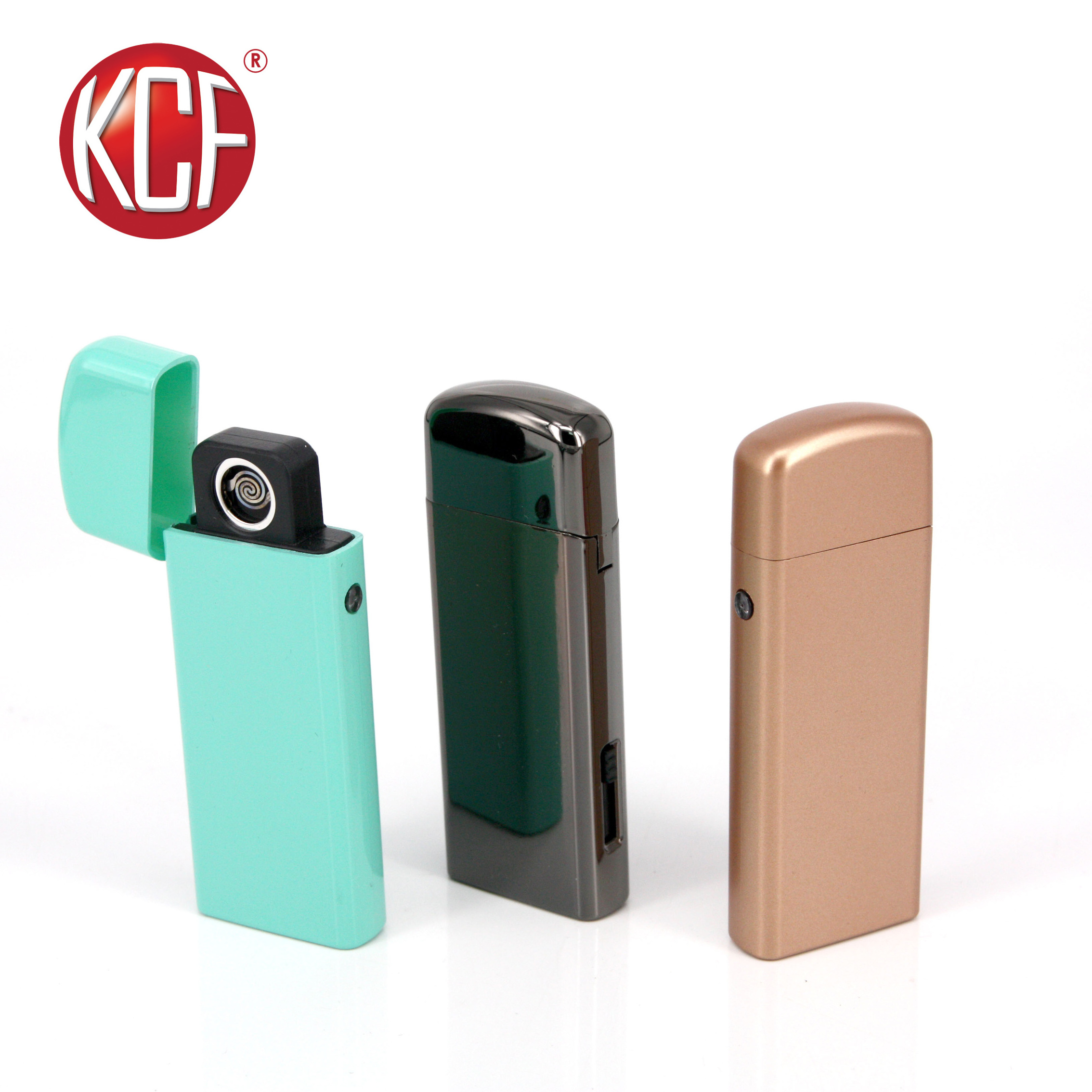 KCF193B Eco Friendly USB Rechargeable Electronic Cigarette Lighter/ customized logo