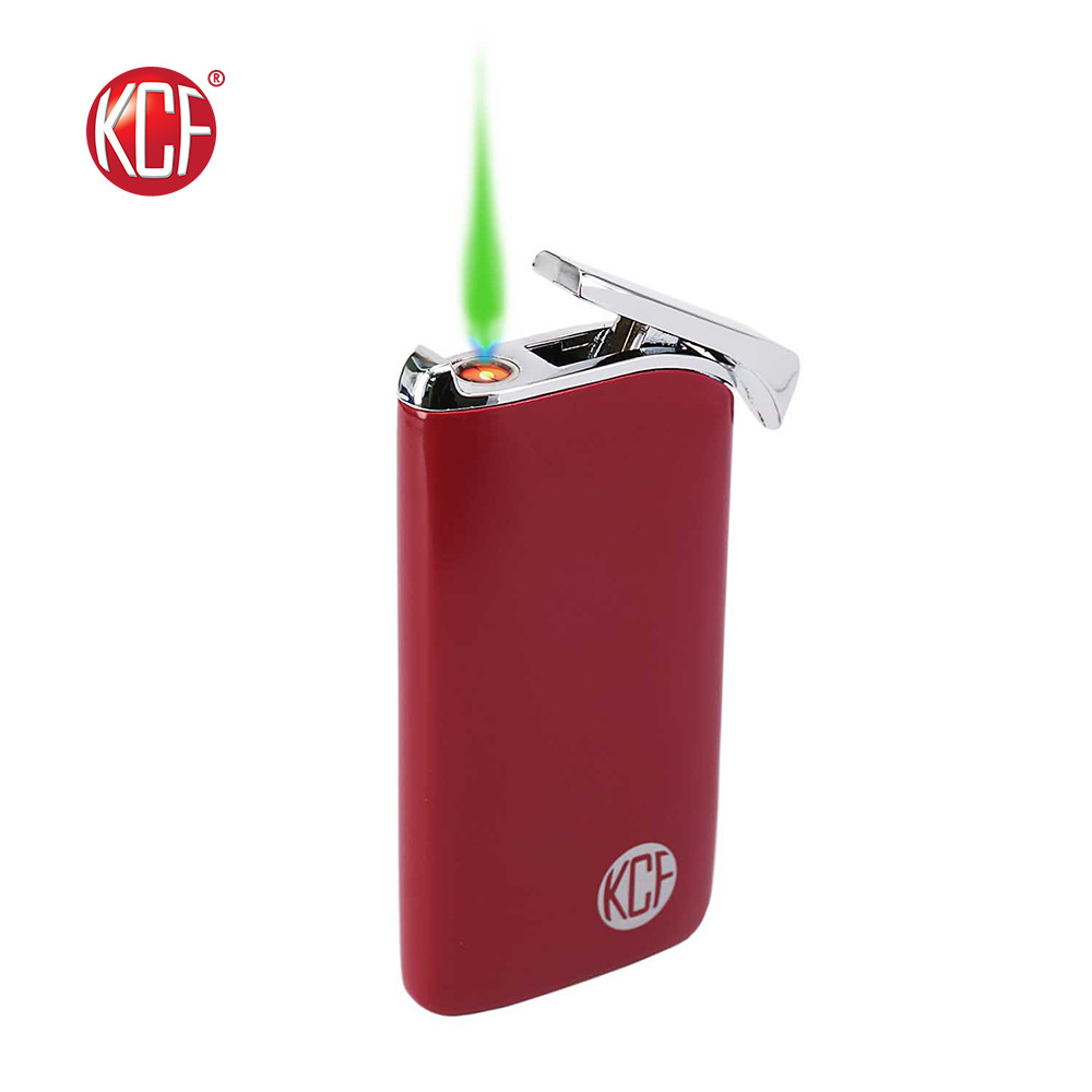 Customized Logo Factory  Manufacturer Factory Retro Windproof Red Lighter For Man KCF-144