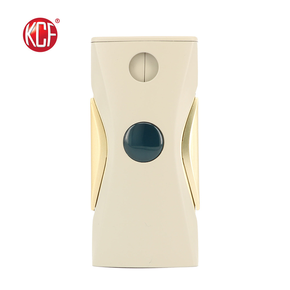 Factory Customized logo Classic Press Button Windproof USB Lighter With Lights For Candle KCF-563