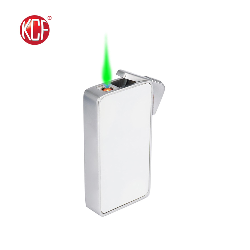 Customized logo Factory New Product Popular Torch White Lighter For Cigar, Refillable