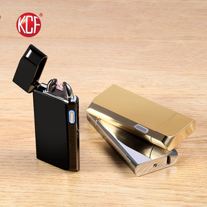 Top Selling Small Chargeable Black Arc Lighter For Boys OEM