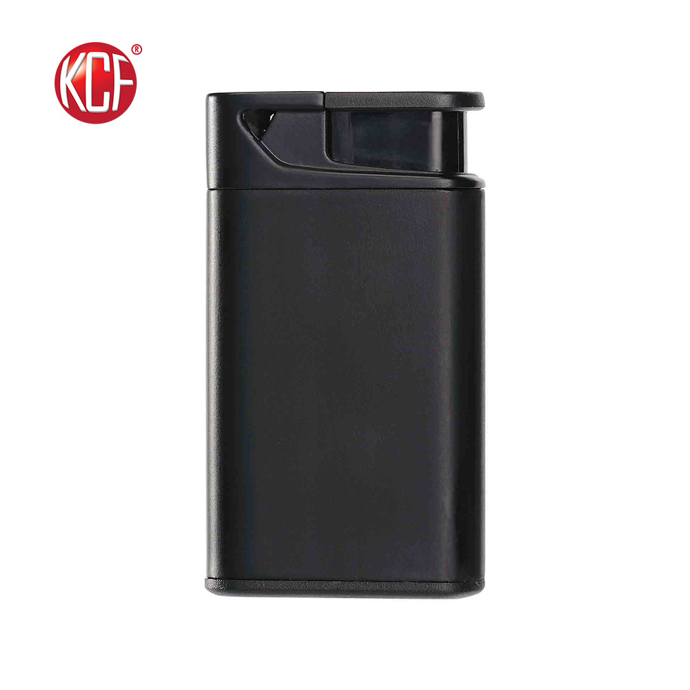 Custom Promotional Personalized Refillable Black Lighter For Boys