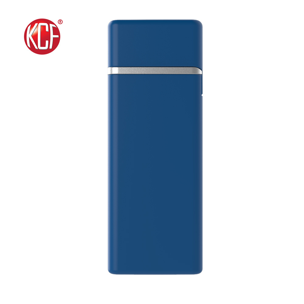 New Design New Type Rotation Arc Blue Usb Lighter For Smoker Customized logo