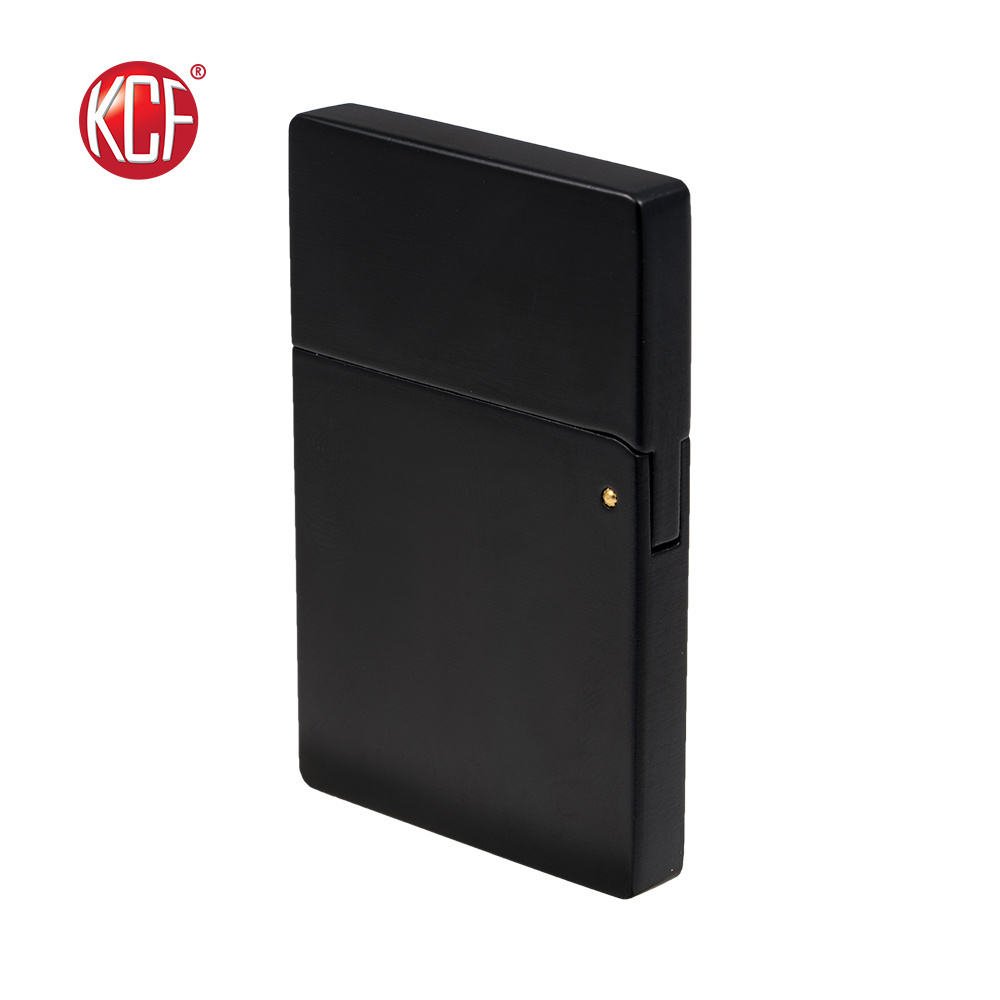 USB Lighter for Cigar New Style Portable Ultra-thin Black Electronic Zinc Alloy Modern Heating Coil Business Gifts KCF-546