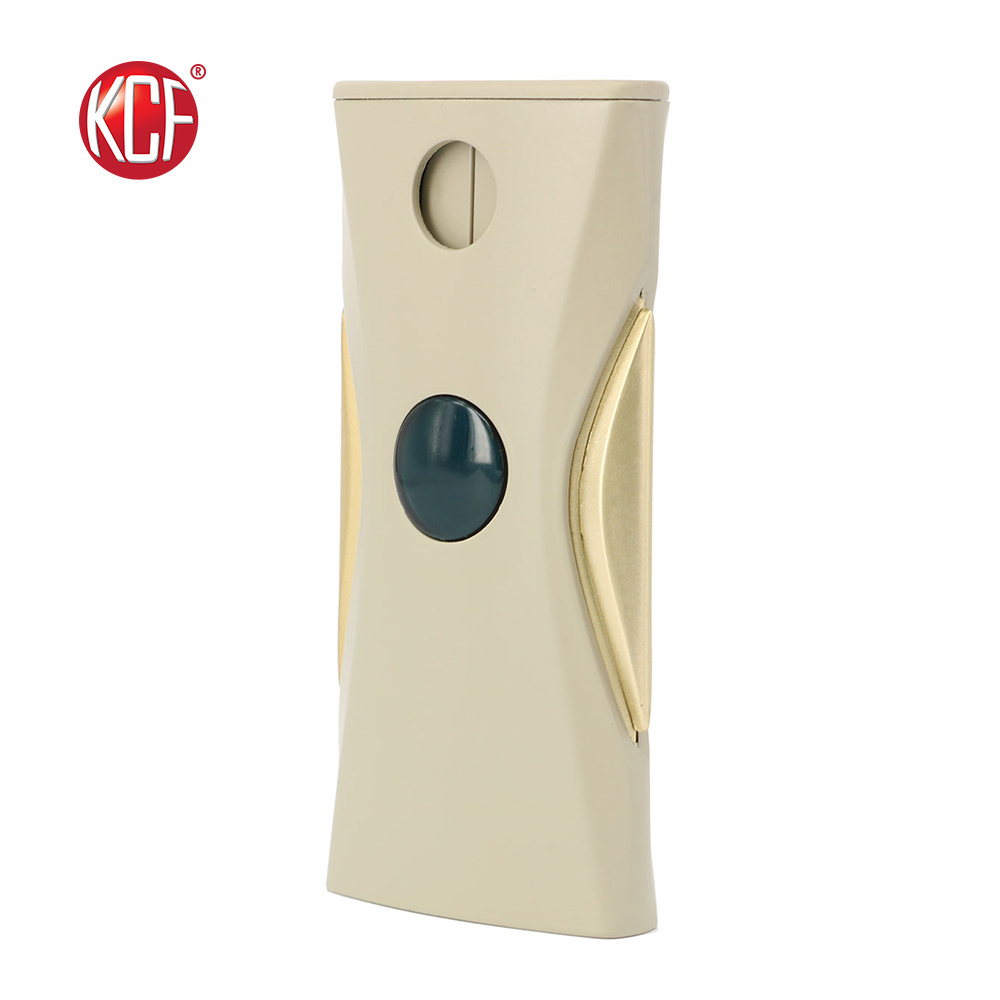 Factory Customized logo Classic Press Button Windproof USB Lighter With Lights For Candle KCF-563