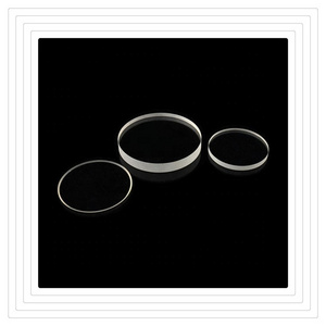 high quality heat resistance optical Clear wafer quartz slices glass round fused quartz plate