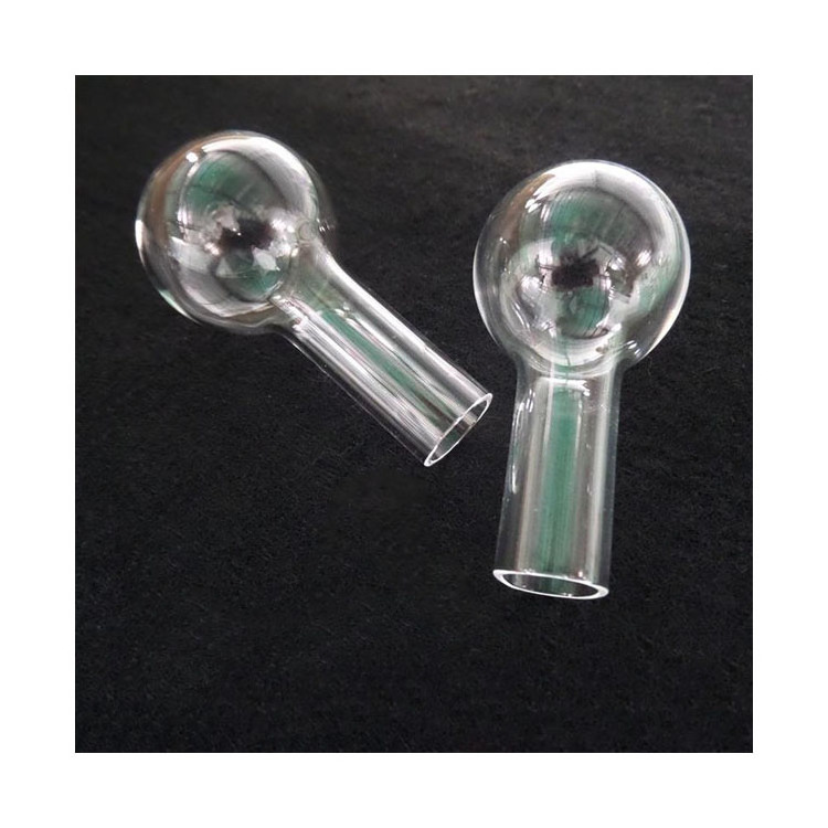 High quality customized Lab bet sample quartz tube clear Hollow quartz ball Blowing quartz tubes