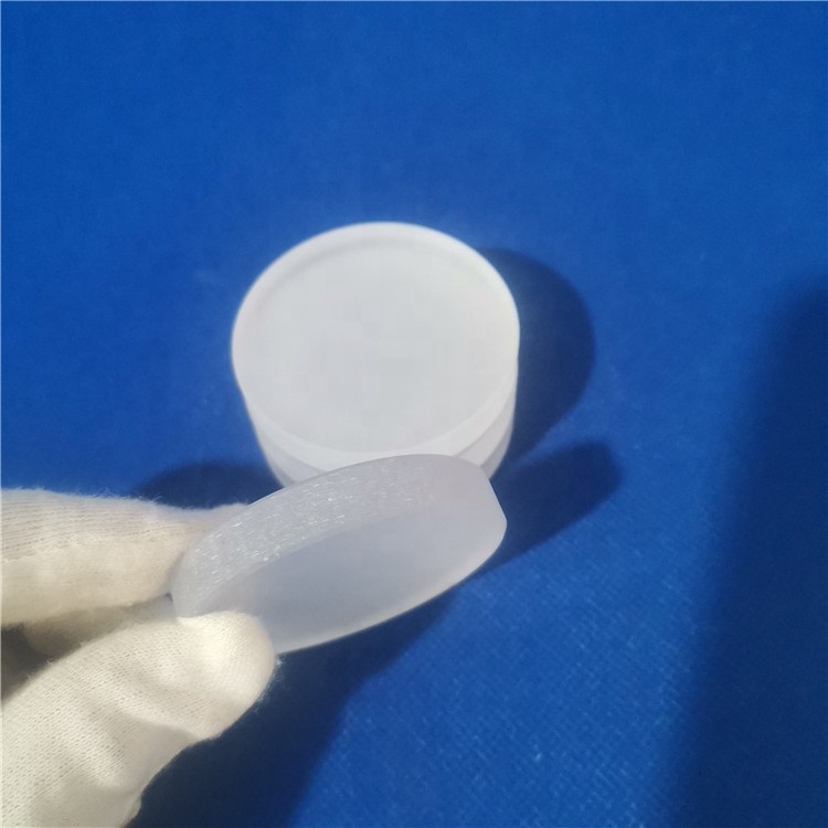 high quality high purify heat resistance optical Clear wafer quartz slices glass round fused quartz plate