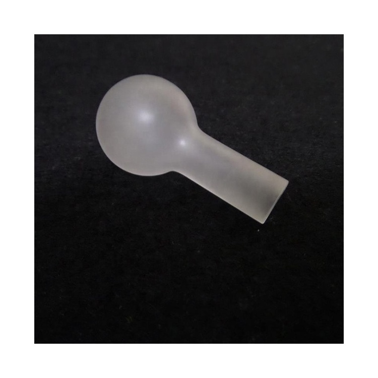 high purify high quality customized Lab bet sample quartz tube clear Hollow quartz ball Blowing quartz tubes