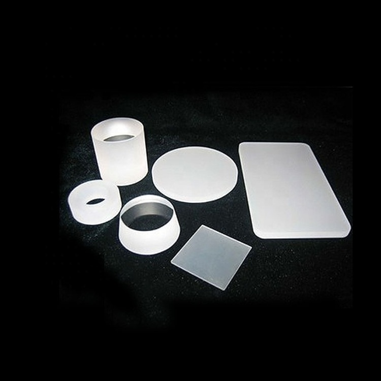 high quality heat resistance optical Clear wafer quartz slices glass round fused quartz plate