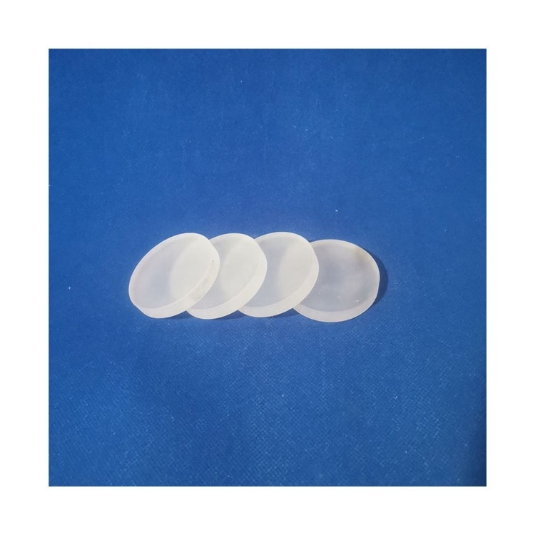 high quality high purify heat resistance optical Clear wafer quartz slices glass round fused quartz plate