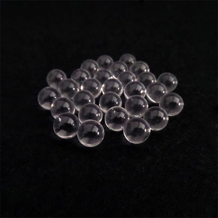 high quality Various sizes of transparent fused silica glass beads