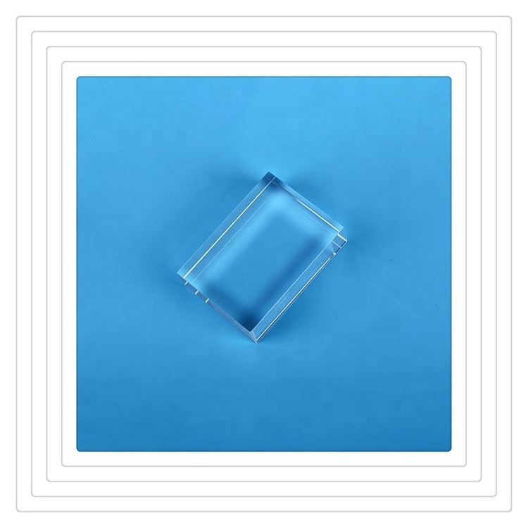 high quality customizable Clear Glass Plates Disc Round Fused Silica Quartz plate Transparent quartz sheet