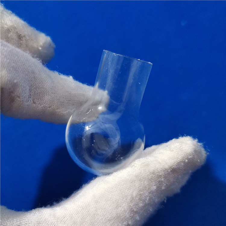 high purify high quality customized Lab bet sample quartz tube clear Hollow quartz ball Blowing quartz tubes