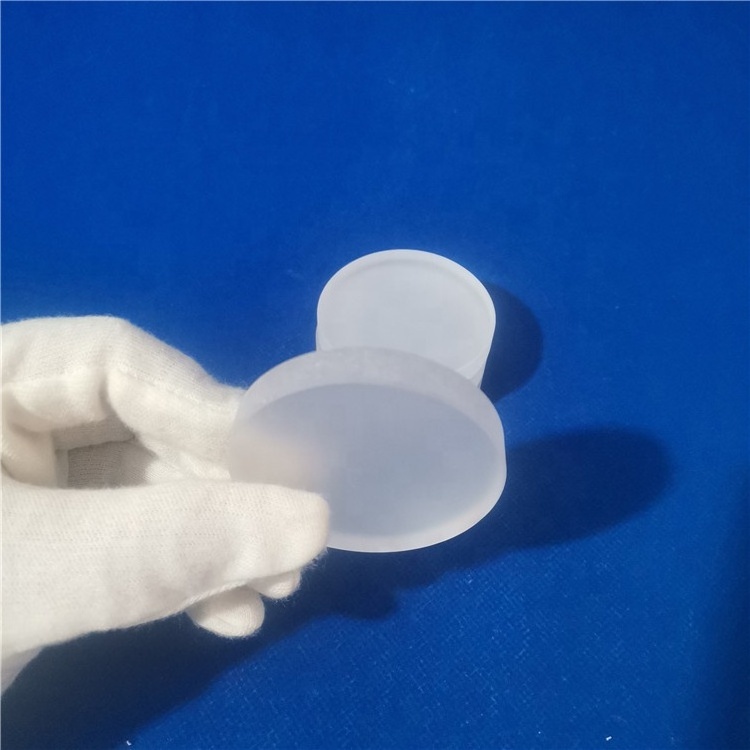 high quality high purify heat resistance optical Clear wafer quartz slices glass round fused quartz plate