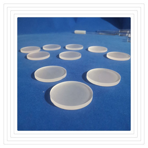 high quality high purify heat resistance optical Clear wafer quartz slices glass round fused quartz plate