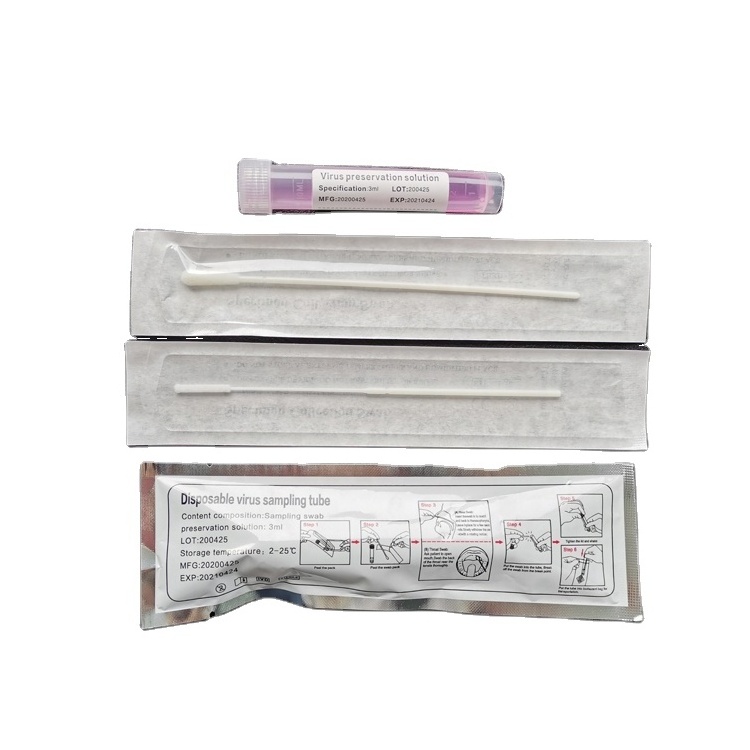 new medical  products viral transport media kit Sampling swab vtm  Tube