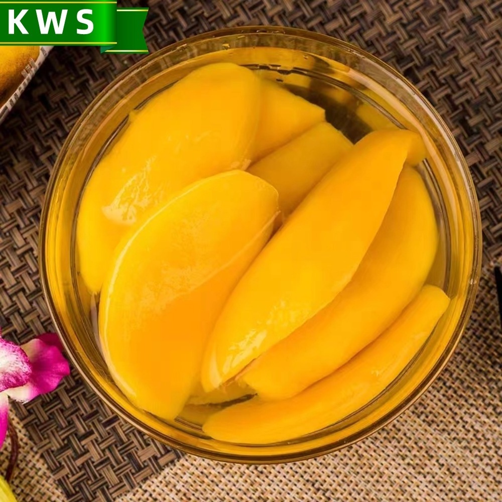 KWS Canned Fruits Canned mango in light syrup