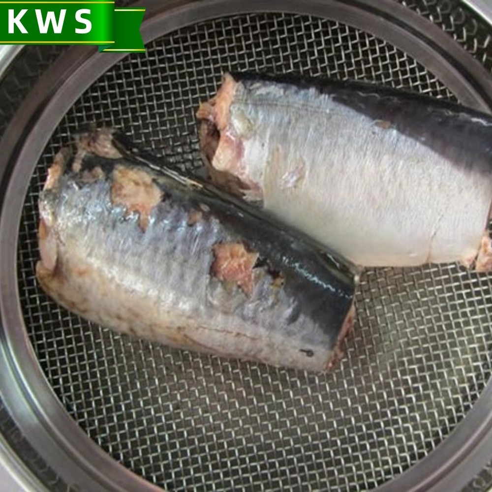 KWS Factory price wholesale canned mackerel fish  in oil