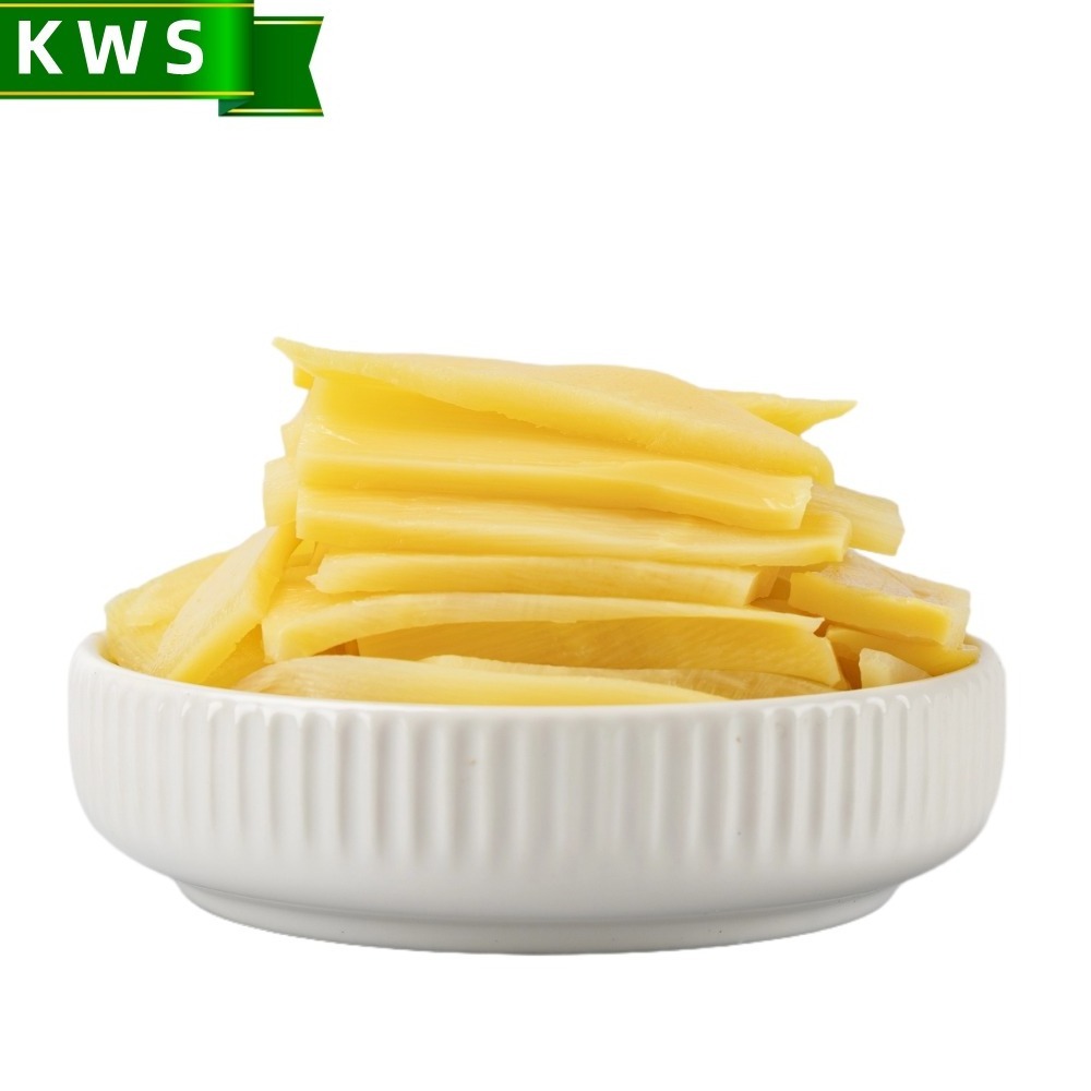 KWS Cheap price fresh canned bamboo shoots slice in water