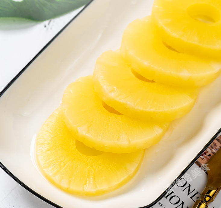 KWS Canned tropical fruit canned pineapple slice in syrup