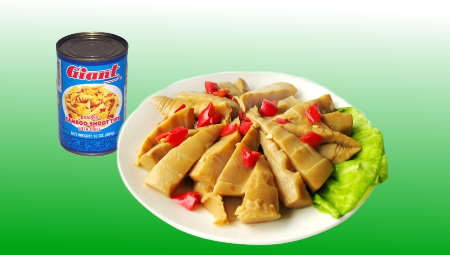 KWS Canned braised bamboo shoot instant food