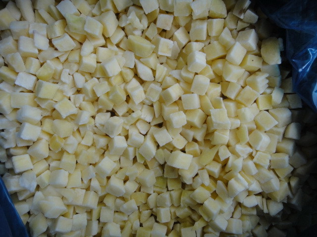 KWS Bulk Wholesale Cubes Dices Strips Slices IQF Frozen Potato