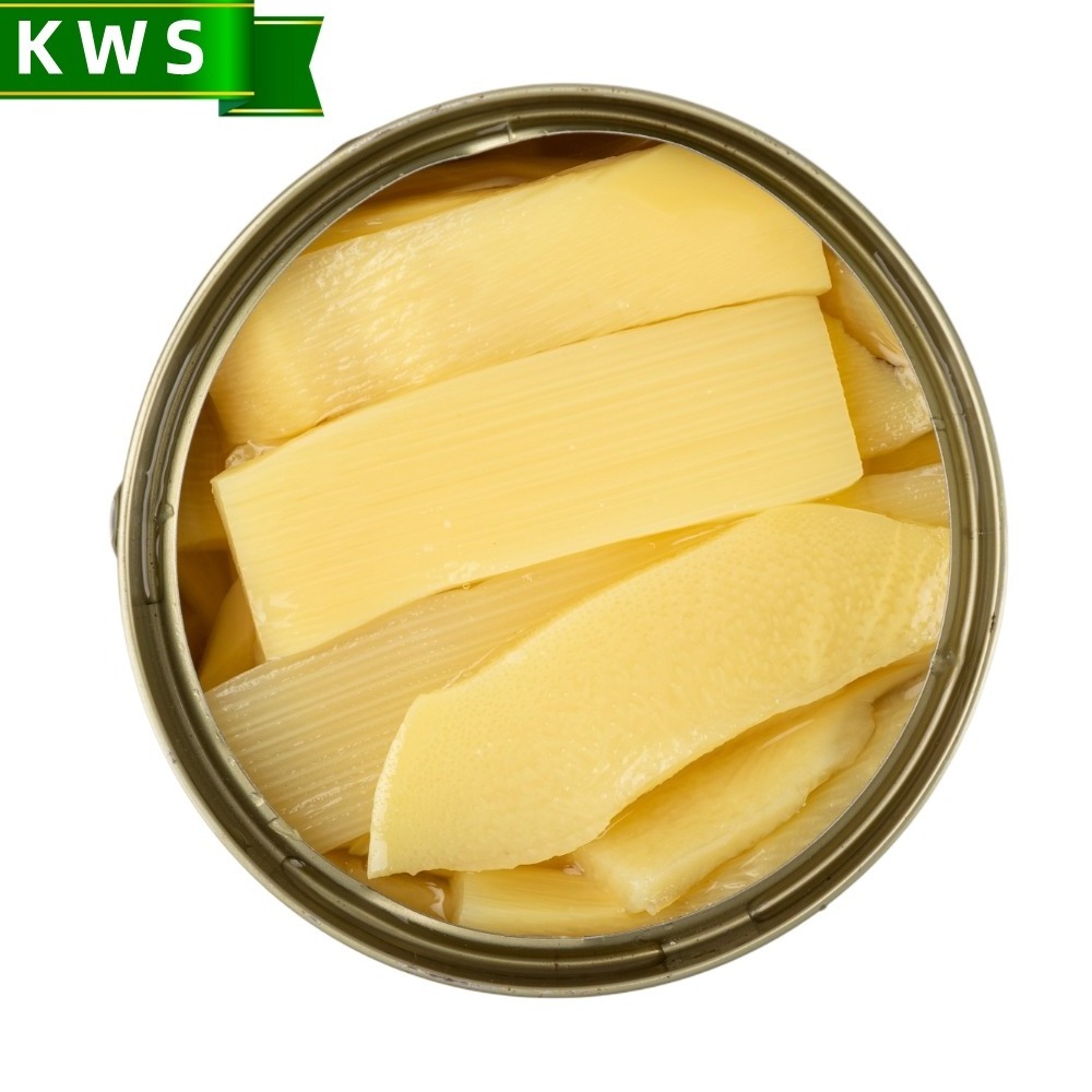 KWS Cheap price fresh canned bamboo shoots slice in water