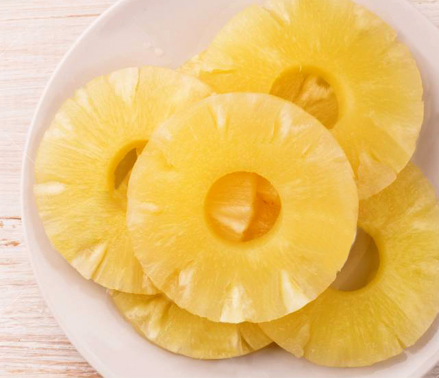 KWS Canned tropical fruit canned pineapple slice in syrup