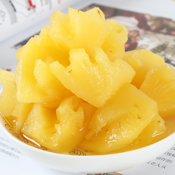 KWS Canned tropical fruit canned pineapple slice in syrup