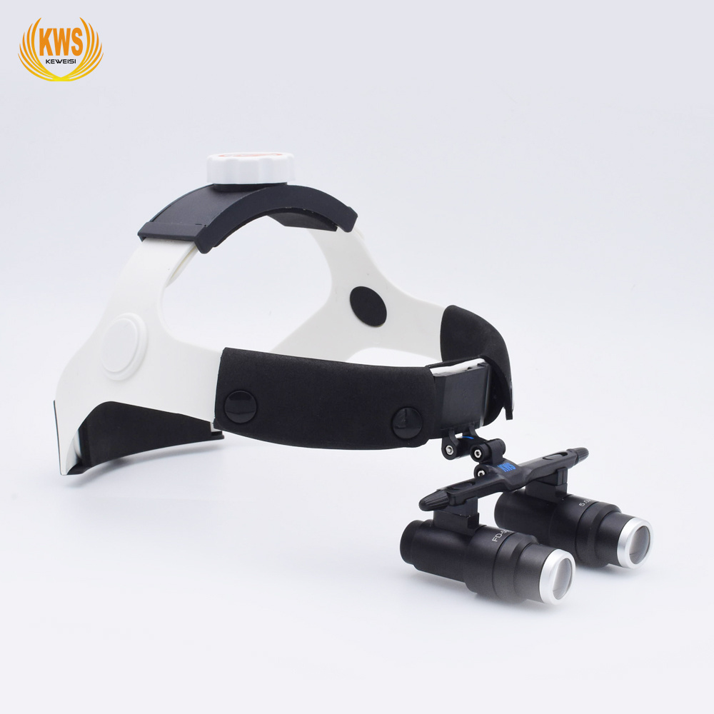 FD-501K 4.0X head bend Dental ENT General Surgery Microsurgery Veterinary Kepler Binocular  Loupe